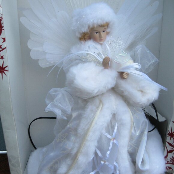 Other - 12 in Fiber Optic Angel Tree Topper